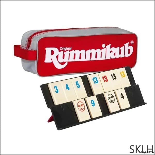 Настольная игра Стиль Жизни "Руммикуб в пенале" для детей от 7 лет и взрослых, логическая стратегия для всей семьи, для компании, компактная / дорожная / для путешествий