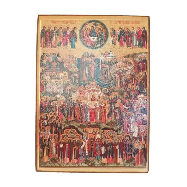 Икона "Собор всех святых", размер 20x30cm