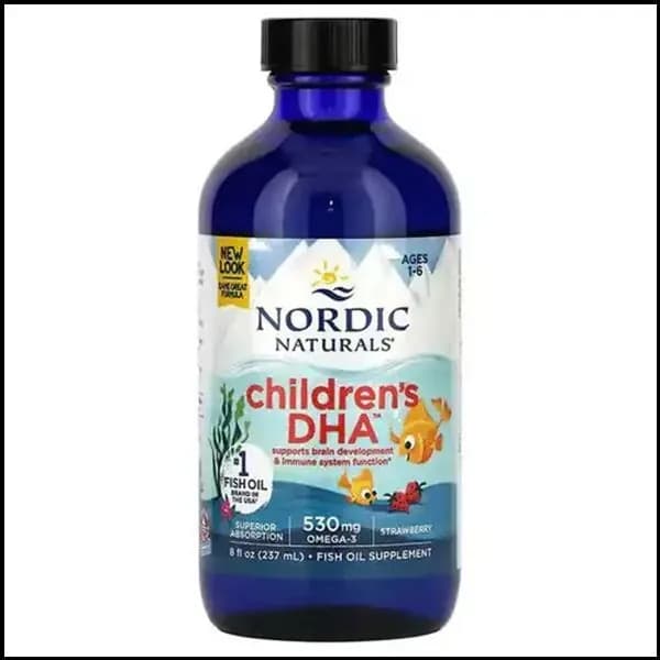 ДГК пищевая добавка Nordic Naturals, рыбий жир, омега-3 для детей 1-6 лет, вкус клубники, 237 мл