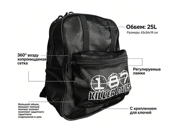187 KILLER PADS Рюкзак