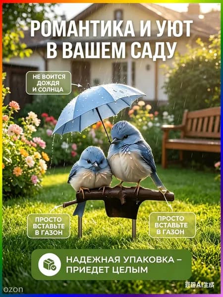 Фигурка садовая