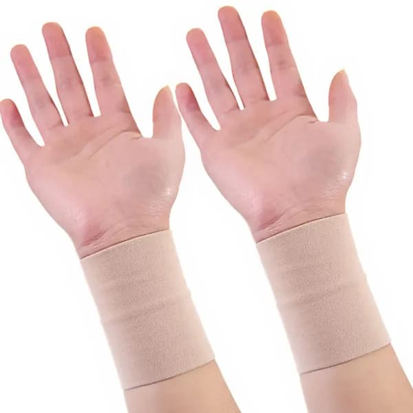 (Одна пара) Спортивный напульсник при тендовагините на запястье-цвет кожи-S