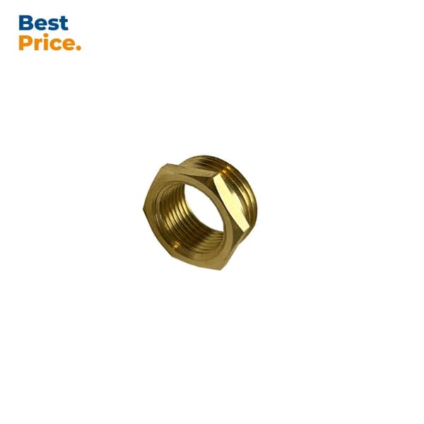 Футорка латунная M1/2" x F3/8" сантехническая для труб