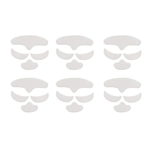 Многоразовые силиконовые патчи, эффективно сглаживающие морщины, для использования на лбу и подбородке