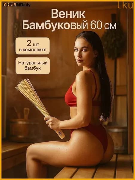 Веник для бани Бамбуковый, 2 шт.