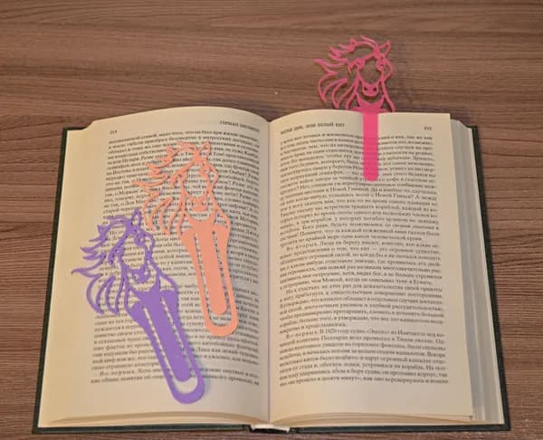 Книжные закладки Лошадь, большие