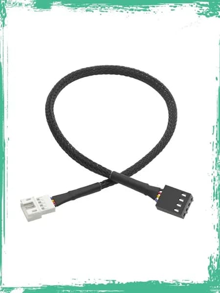1 к 1/2 разветвитель PWM 4-контактный кабель для материнской платы CPU, - 1
