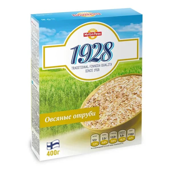 Отруби Myllyn Paras овсяные 400 г