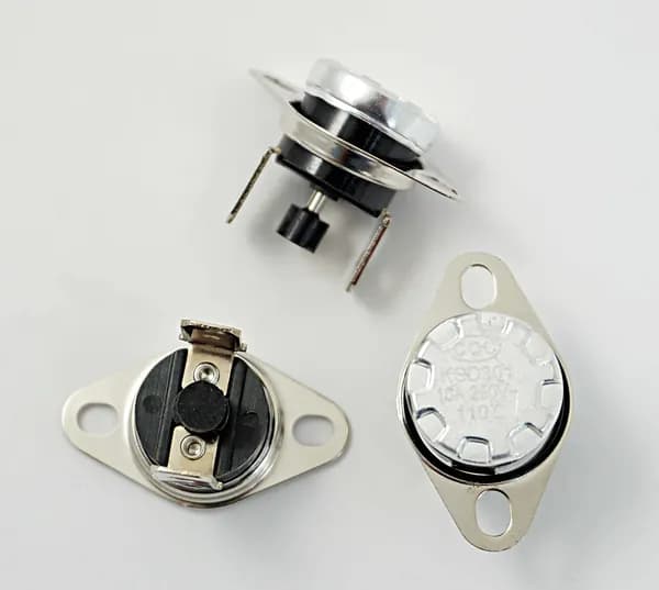 KSD301 250V 10A 140C+кнопк LBVL Термостат  нормально-замкнутые