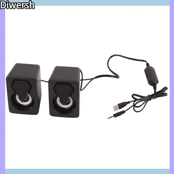 USB акустика с RGB подсветкой, мощный бас, для компьютеров