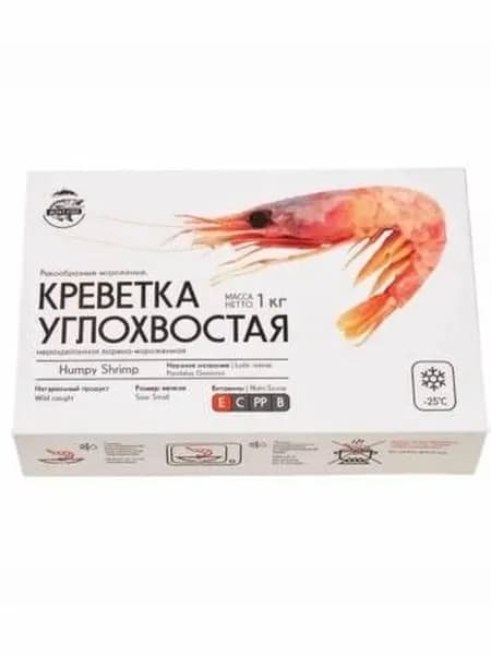 Креветки Altay Fish Углохвостые неочищенные мелкие варёно-мороженые 1 кг