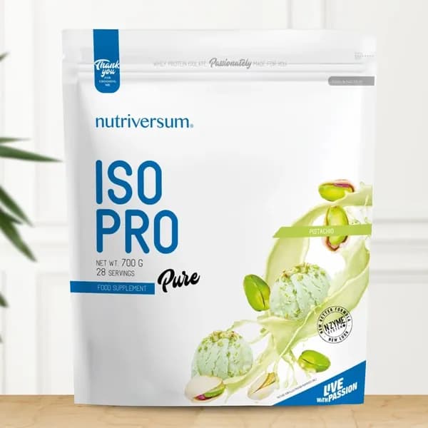 Сывороточный протеин изолят Iso PRO Nutriversum 700 гр (фисташки)