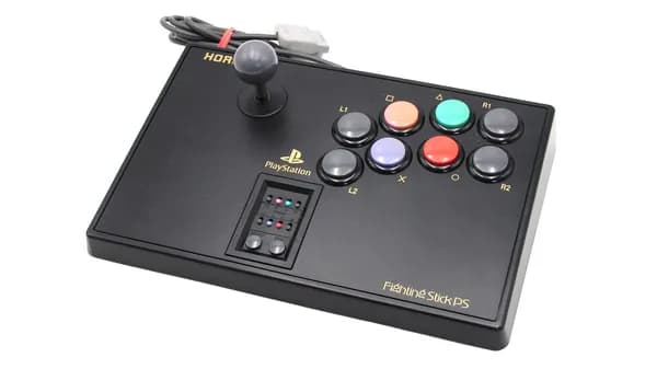 Контроллер Hori Fighting Stick PS для PS1/PS2 Винтаж