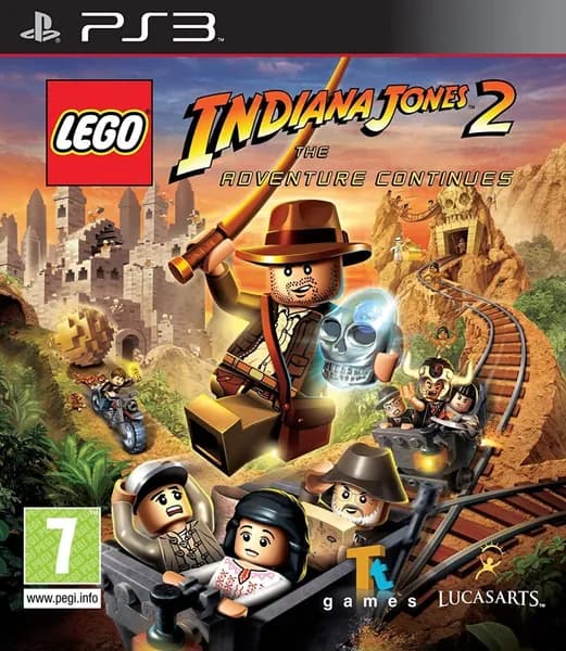 Игра Lego Indiana Jones 2 The Adventure Continues (PlayStation 3, Английская версия)