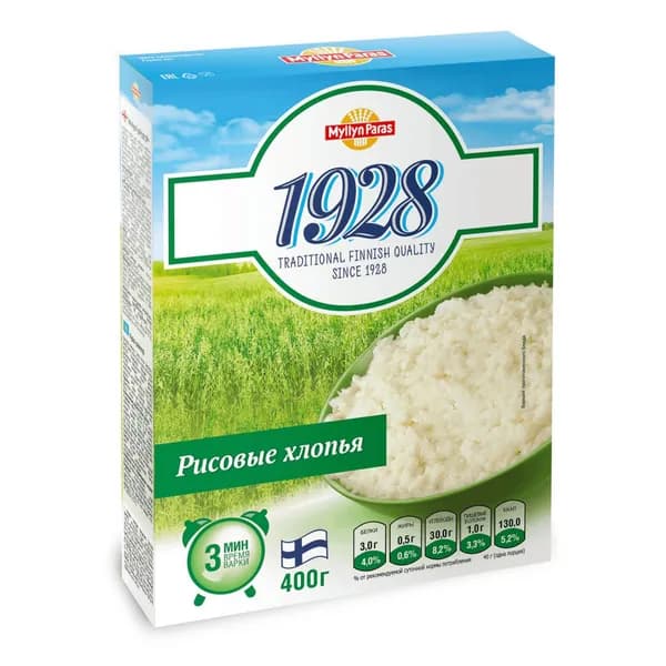 Хлопья Myllyn Paras рисовые 400 г