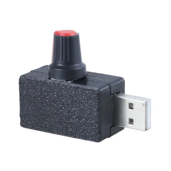 USB-регулятор скорости вращения вентилятора с переключением, модуль бесступенчатой регулировки 5 В для охлаждения домашнего офиса