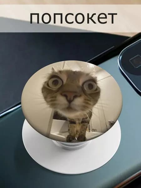 Попсокет для телефона Котики