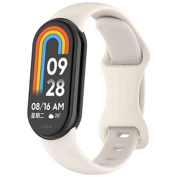 Двойная пряжка Силиконовый ремешок для Xiaomi Mi Band 9/8