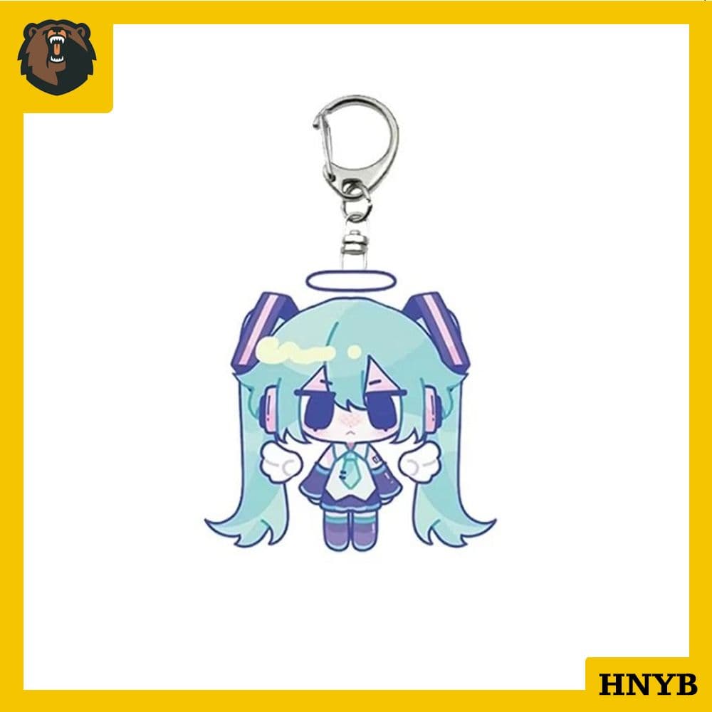Брелок ВОКАЛОИД: Мику Хацунэ / VOCALOID: Miku Hatsune, подвеска для сумки телефон, аниме аксессуар