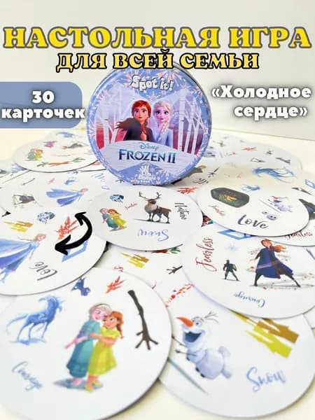 Настольная игра Spot it/Дубль/найди пару