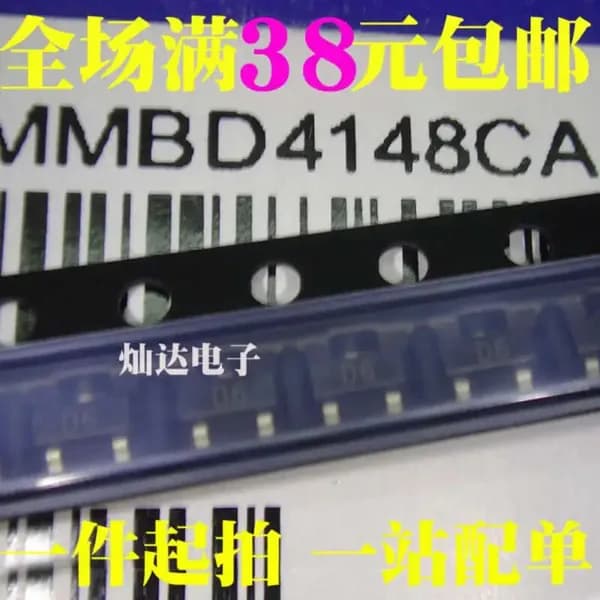 100 шт. MMBD4148CA 4148 D6 SOT-23 Электроника чип