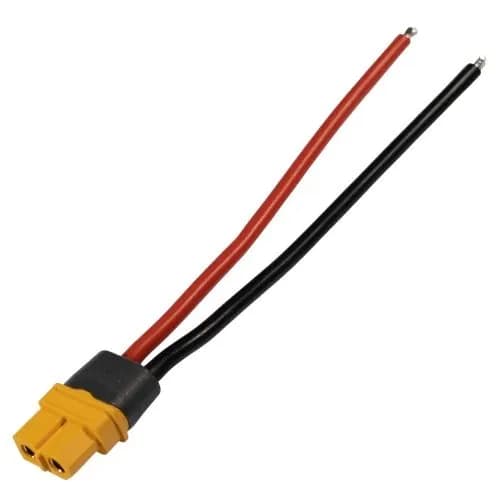 Разъем XT60H-Female мама с проводом 10см 14AWG