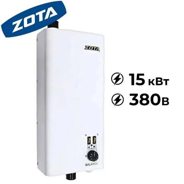 Электрокотел ZOTA Balance V2 15 кВт (380B, 1" НР)