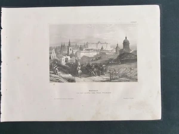 Вид на Мадрид 1840-60 гг.