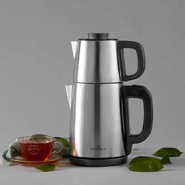 Karaca Tea Break 2 in 1 Чайник стальной Inox Black