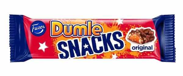 Шоколадные батончики Fazer Dumle Snacks, 40г (Финляндия)