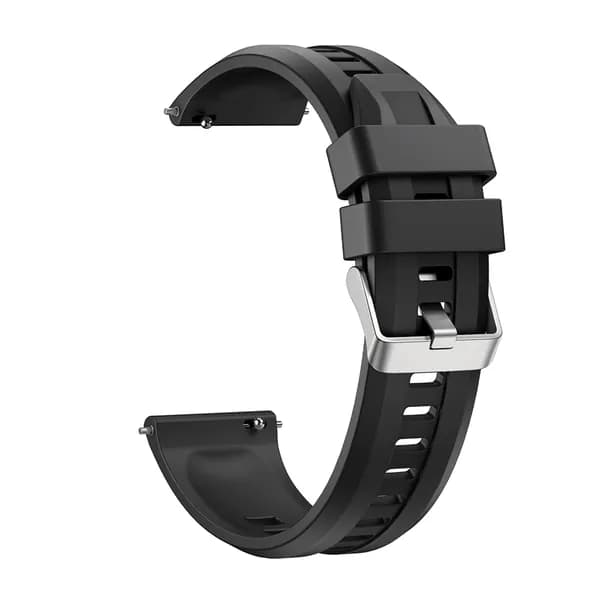 Силиконовый ремешок для Huawei Watch GT 2 и Watch GT, чёрный
