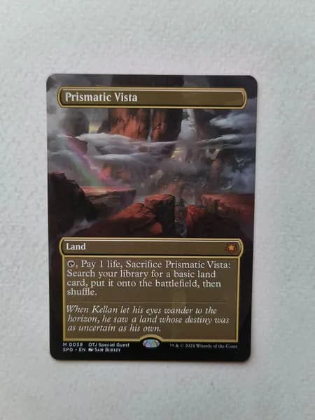 Портативные карты MTG Настройка и прокси Высокое качество без фольги Призматическая Vista 38