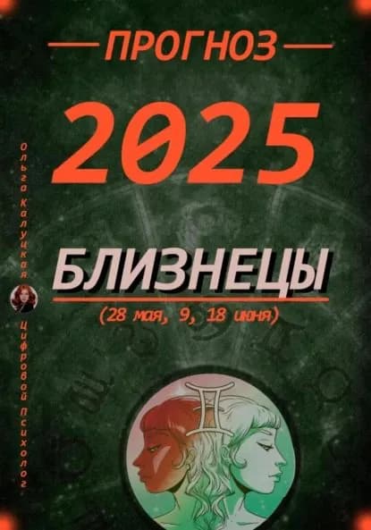 Прогноз на 2025 Близнецы (28 мая, 9, 18 июня) | Ольга Калуцкая | Электронная книга