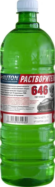 РАСТВОРИТЕЛЬ 646 AUTON 1л Россия