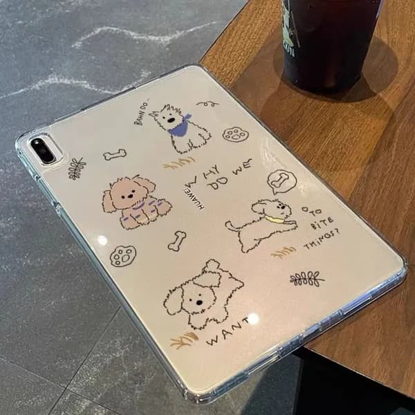 прозрачной крышкой для Samsung Galaxy Tab S6 Lite 2020 2022 2024 (10.4'') (P610, P613, P615, P619, P625) Только задняя крышка