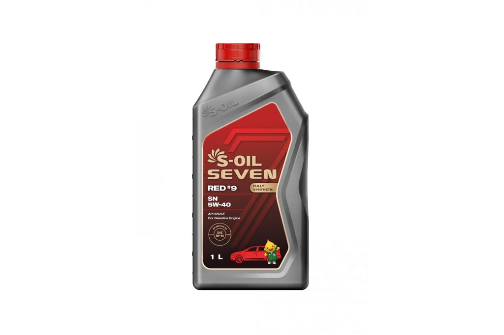 S-OIL SEVEN RED#9 SN 5W-40 Масло моторное, Синтетическое, 1 л