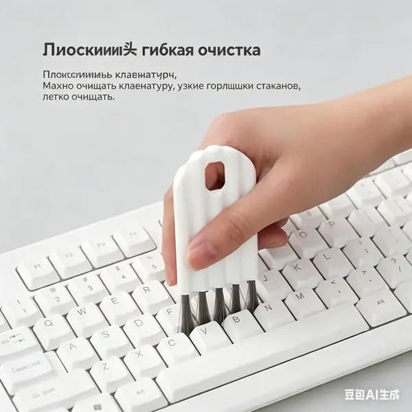Мягкая Щетка Для Чистки Клавиатуры, Многофункциональный Инструмент Для Чистки Компьютера, Удаление Пыли Из