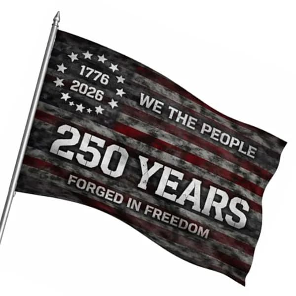 Флаг США к 250-летию независимости, полиэстер, 150 90 см