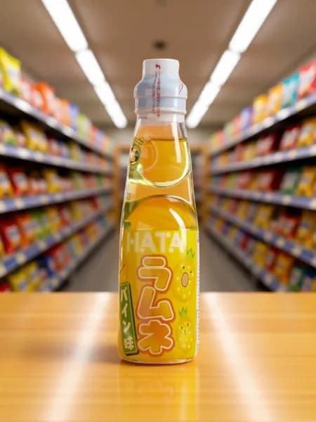 Напиток газированный Рамунэ со вкусом ананаса 200 мл, Япония