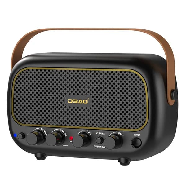 аккумуляторная акустическая система для гитары, 5 Вт, Bluetooth, с питанием от полимерного литиевого аккумулятора 2000 мА ч