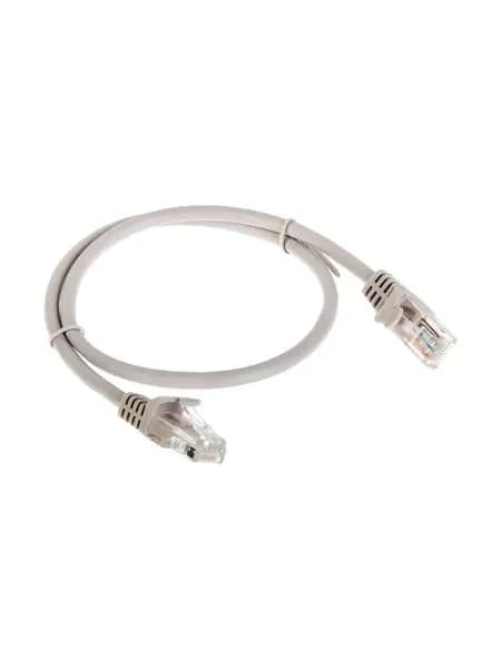 Кабель для интернет-соединения, патч-корд RJ45 0.5м UTP C5e - серый Atcom AT9159 многожильный кабель AWG24 LSZH