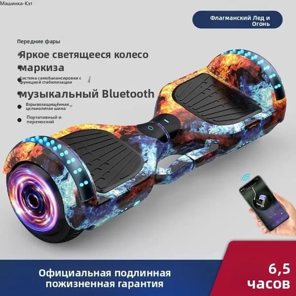 Электросамокат RTWJ20260607, голубой