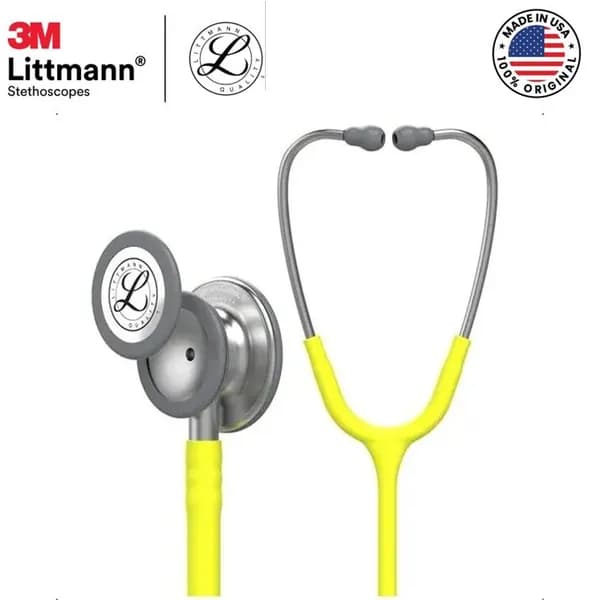 Стетоскоп 3M Littmann Classic III 5839, шланг лимонно-желтого цвета