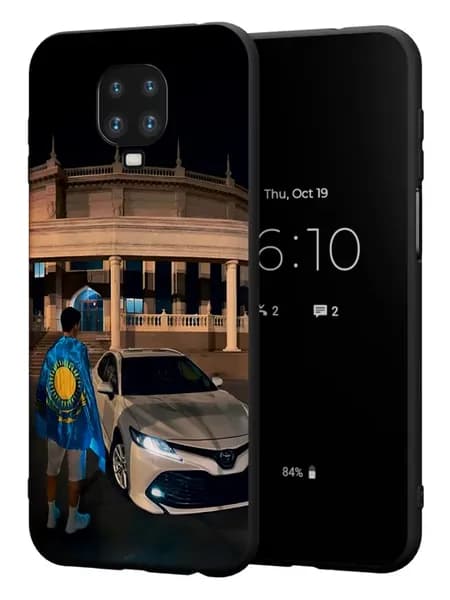 Чехол на Redmi Note 9S и 9 Pro с принтом Camry Казахстан