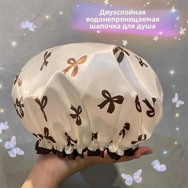 Шапочка для душа белый Шапочка для душа