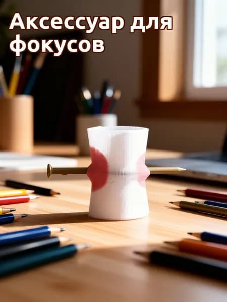 Пластиковый набор игрушечных ногтей сквозь палец для шалостей и тематических вечеринок