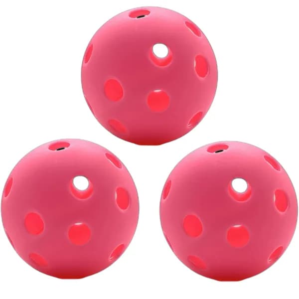 Мяч для флорбола Outdoor Sports Ball,Насыщенный розовый, 26 панелей, 72 мм (упаковка из 3 штук)
