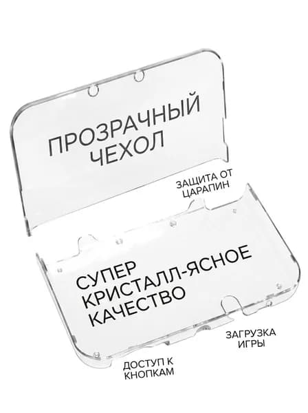 Чехол для игровой приставки, прозрачный, защитный