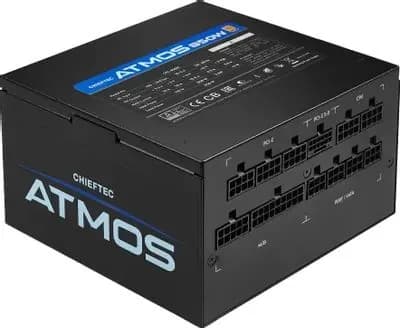 Chieftec Блок питания компьютера Блок питания CHIEFTEC Atmos CPX-750FC, 750Вт, 80 PLUS GOLD, 120мм, черный, retail, 750 Вт (CPX-750FC)