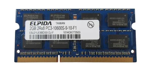 Elpida Оперативная память DDR3, 1333 МГц, 1 x (EBJ21UE8BDS0-DJ-F)